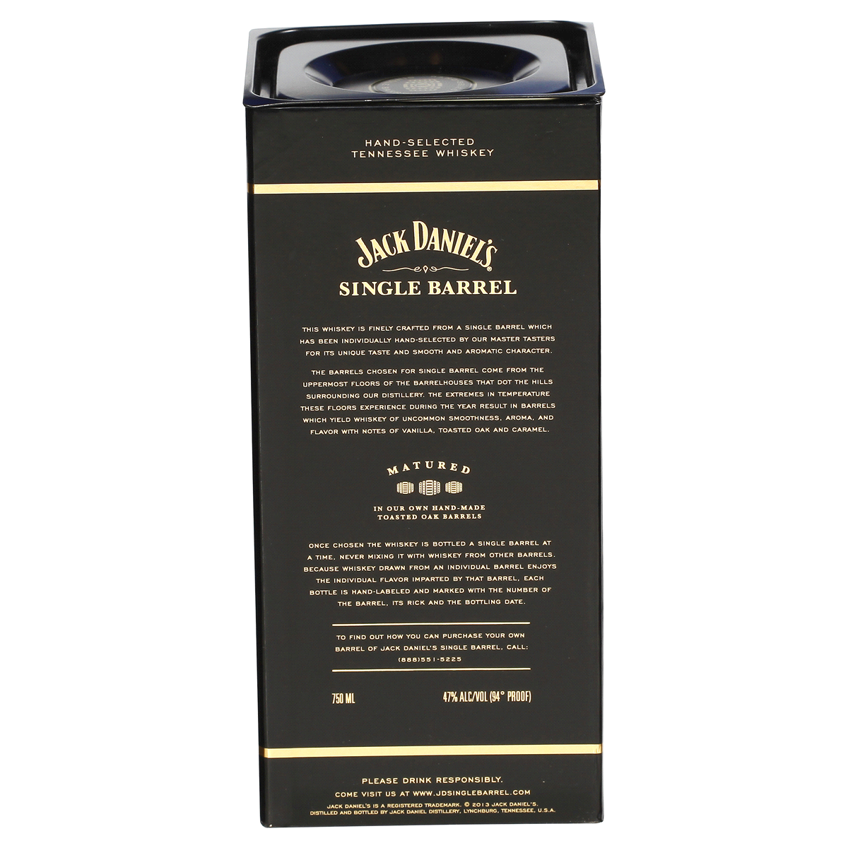 slide 3 of 14, Jack Daniel's Single Barrel Select Tennessee Whiskey 750 mL Bottle, 94 Proof, 750 ml