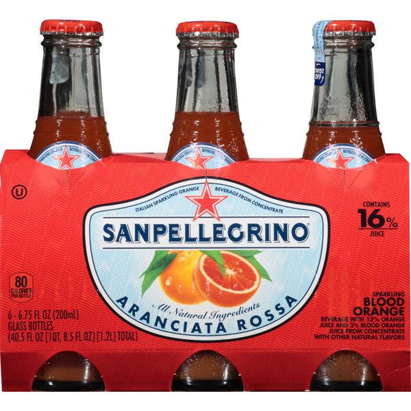 slide 1 of 1, San Pellegrino Aranciata Rossa Sparkling Water, 40.5 oz