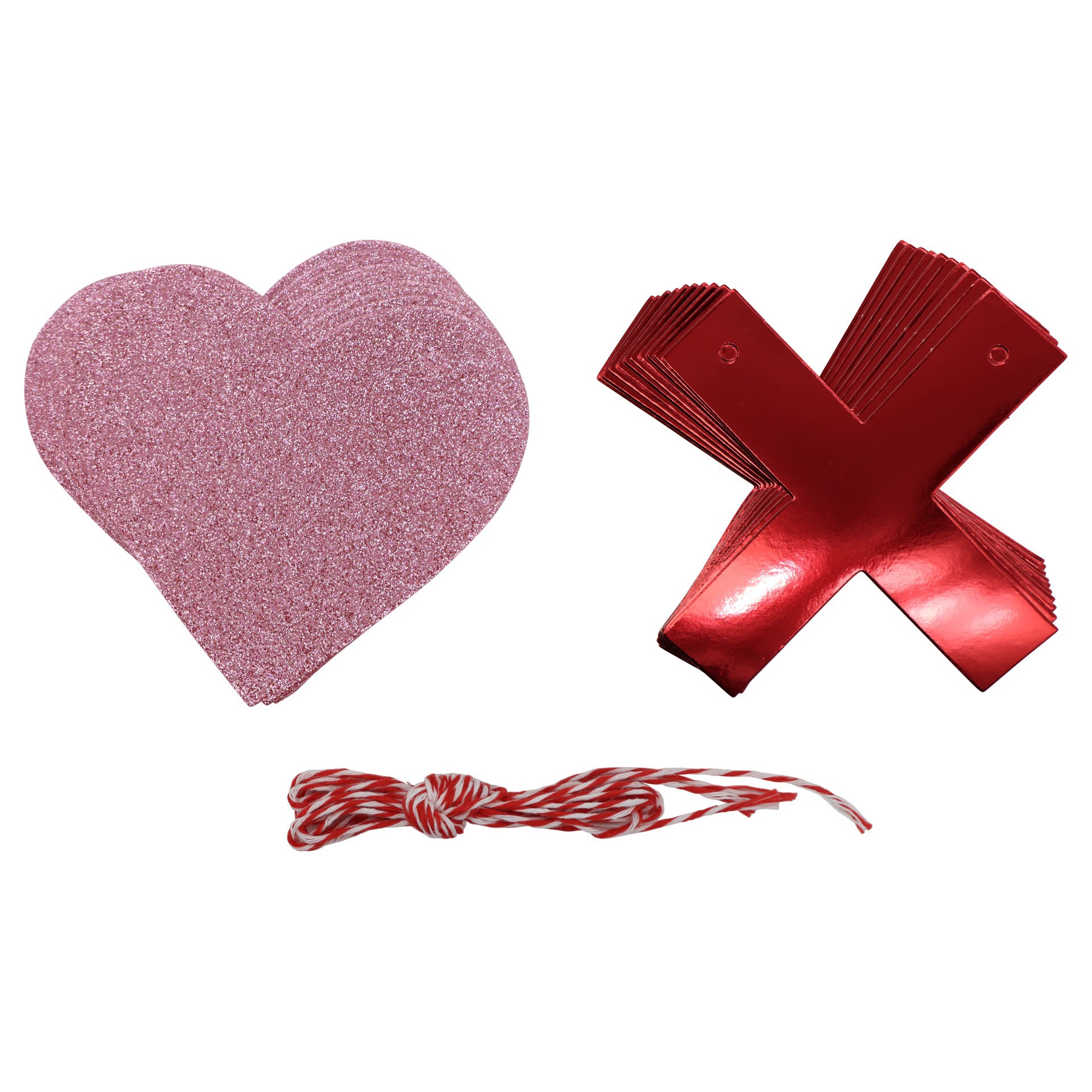 slide 3 of 3, 5ft. Valentine's Xo Banners Set By Celebrate It, 5 ft