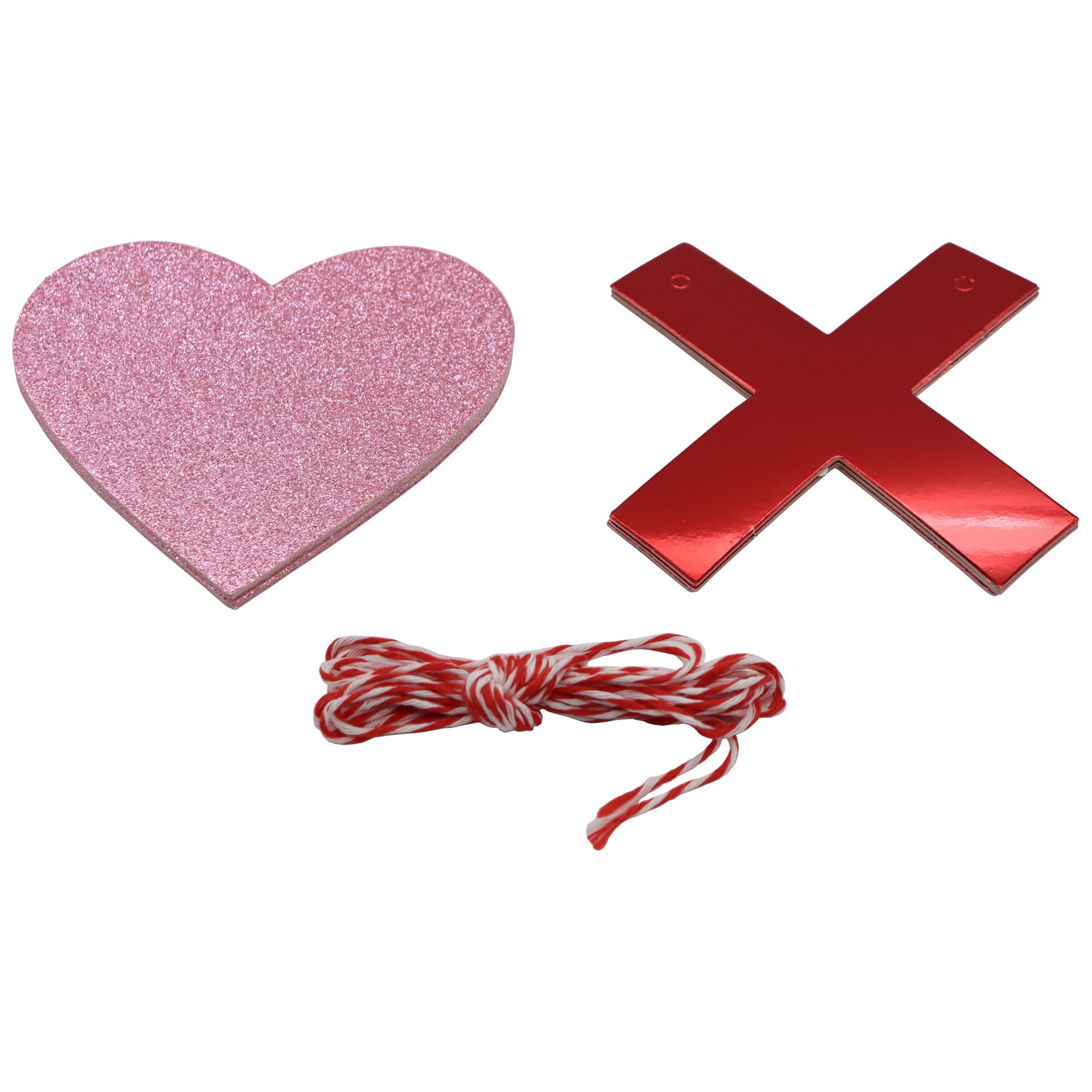 slide 2 of 3, 5ft. Valentine's Xo Banners Set By Celebrate It, 5 ft