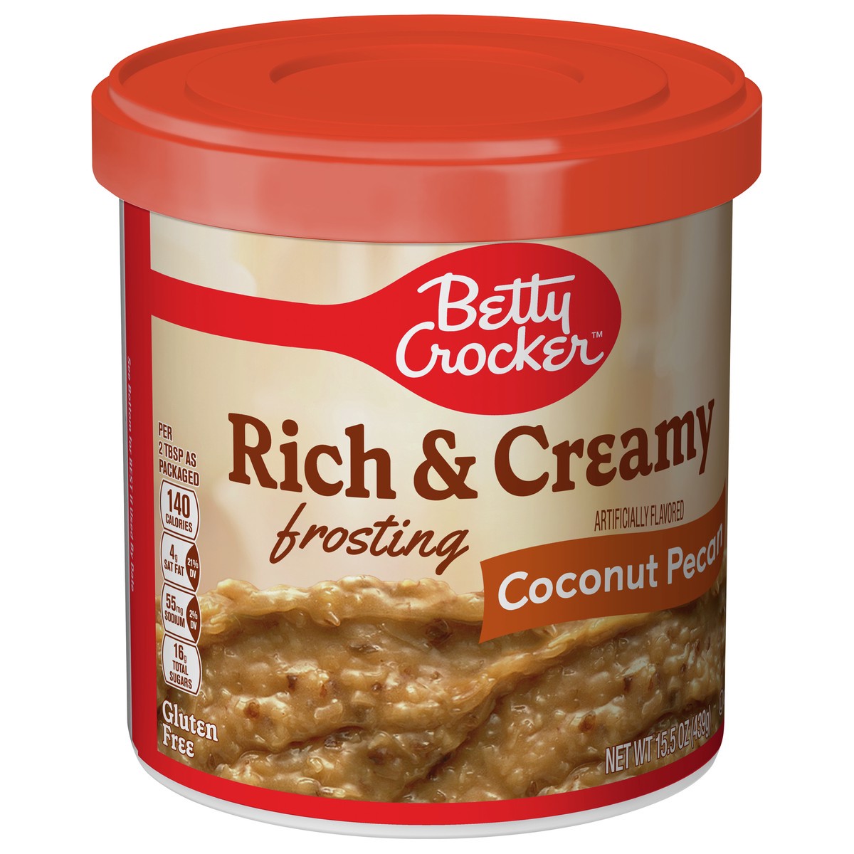 slide 9 of 9, Betty Crocker Gluten Free Rich & Creamy Coconut Pecan Frosting, 15.5 oz., 15.5 oz