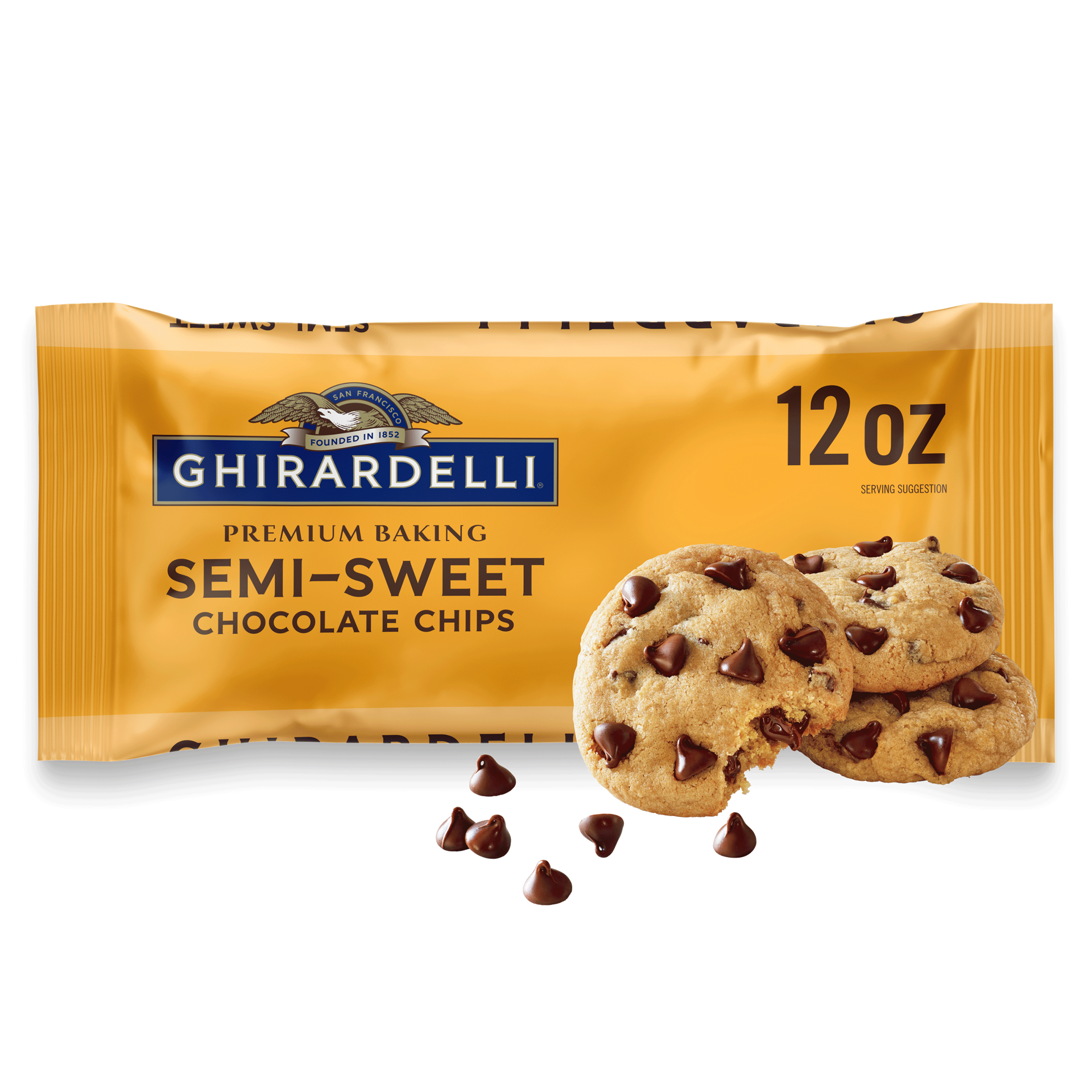 slide 1 of 16, Ghirardelli Semi-Sweet Chocolate Chips 12 oz, 12 oz