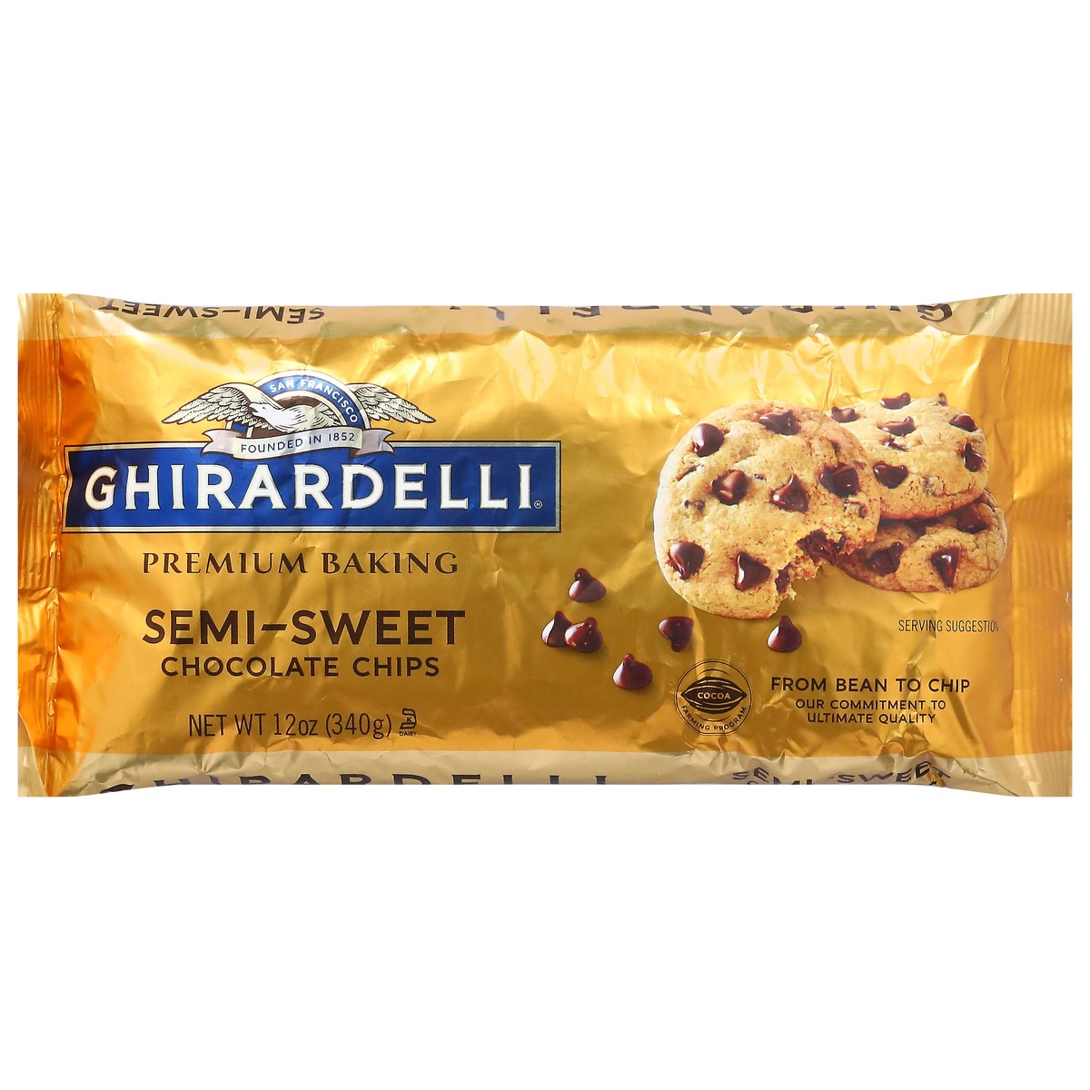 slide 1 of 16, Ghirardelli Semi-Sweet Chocolate Chips 12 oz, 12 oz