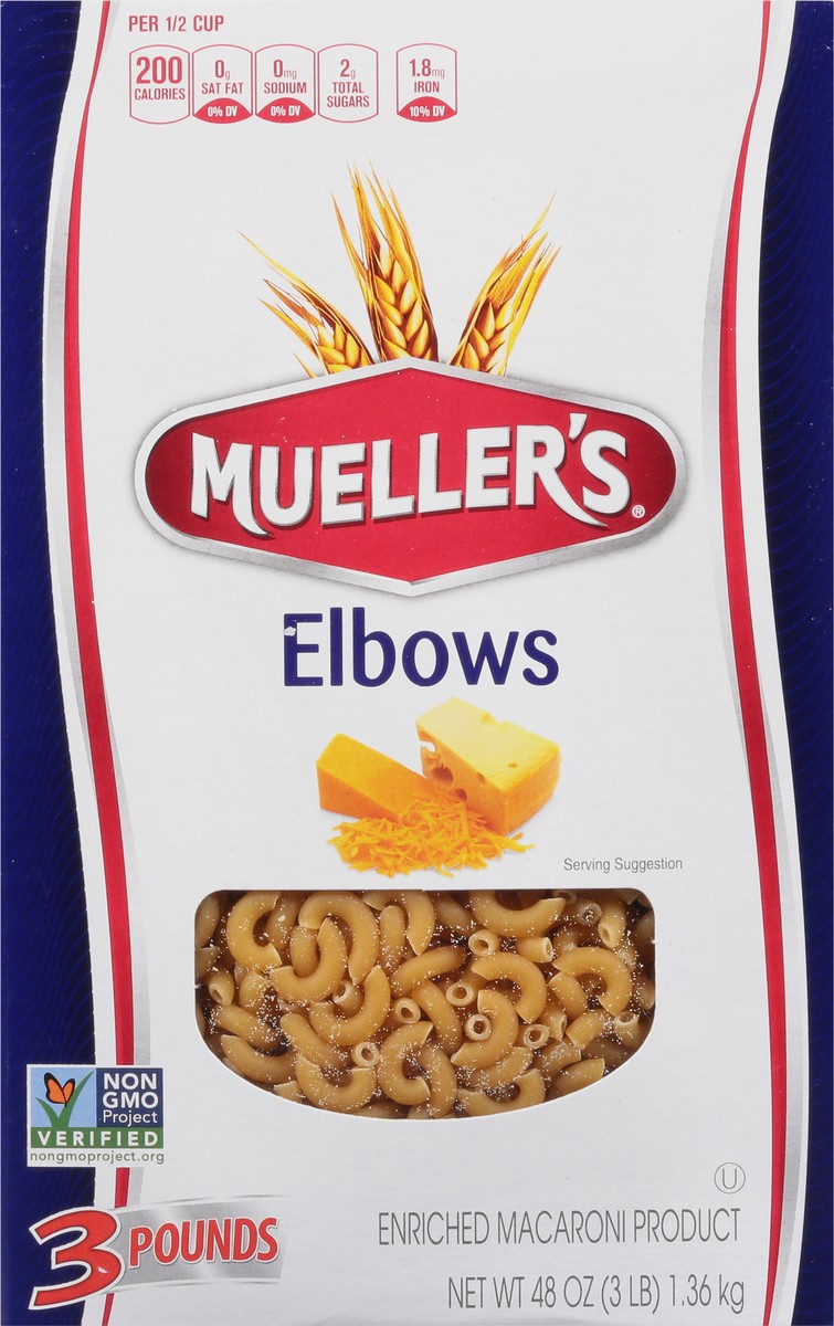 slide 7 of 14, Mueller's Elbows 48 oz, 48 oz