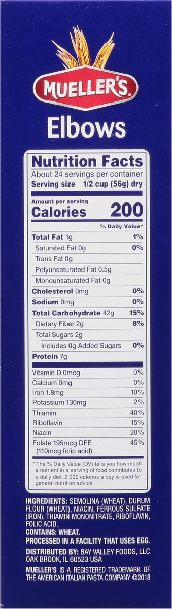 slide 14 of 14, Mueller's Elbows 48 oz, 48 oz