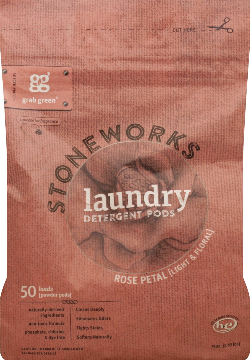 slide 2 of 4, Stoneworks Laundry Detergent Pods 50 ea, 50 ct