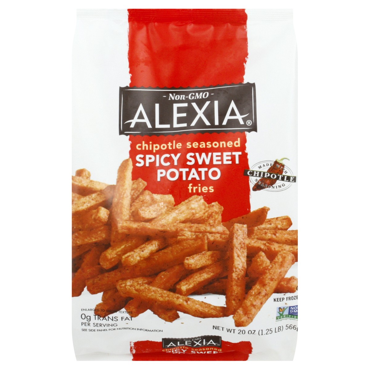 slide 1 of 9, Alexia Chipotle Seasoned Spicy Sweet Potato Fries, 20 oz