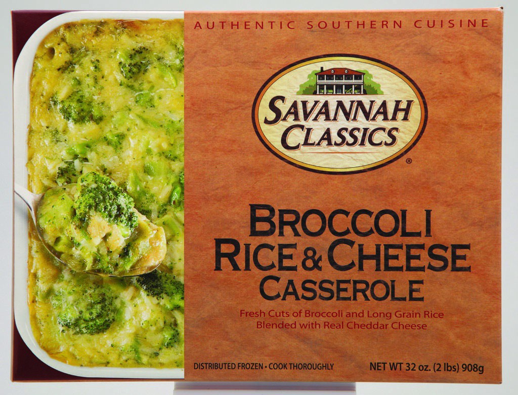 slide 1 of 1, Savannah Classics Broccoli, Rice, & Cheese Casserole, 32 oz