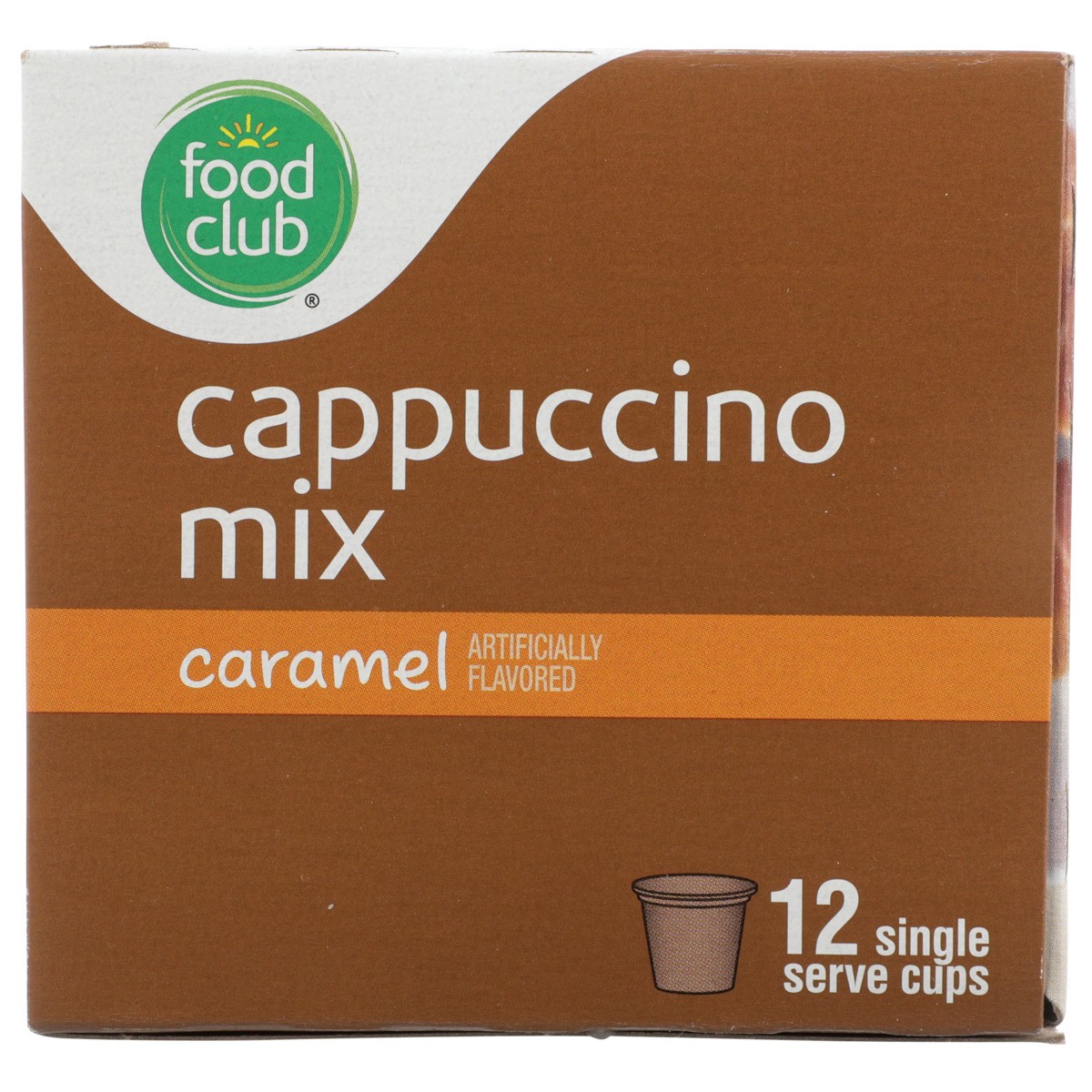 slide 9 of 9, Food Club Caramel Cappuccino Mix Single Serve Cups - 12 ct, 12 ct