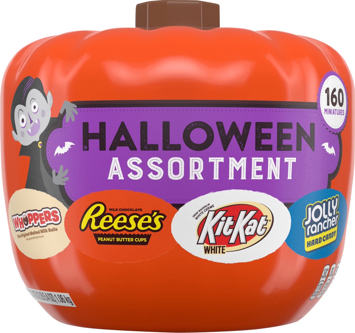 slide 1 of 7, Hershey's Halloween Assortment Miniatures 160 ea, 160 ct