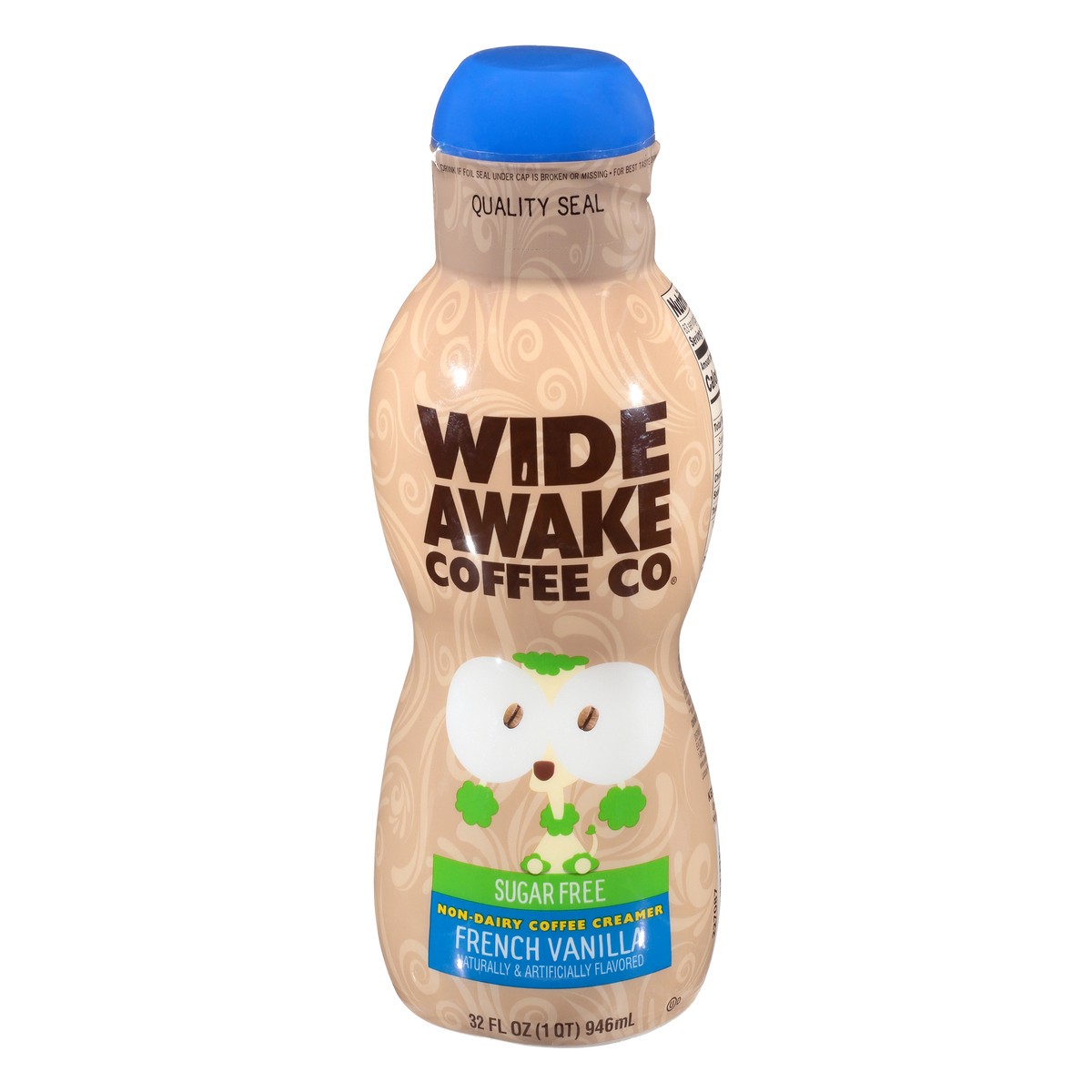 slide 1 of 9, Wide Awake Coffee Co. Sugar Free Non-Dairy French Vanilla Coffee Creamer 32 oz, 32 oz