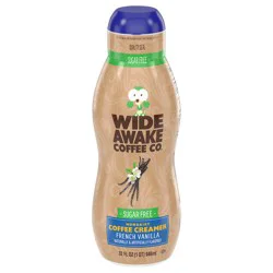 Wide Awake Coffee Co. Nondairy Sugar Free French Vanilla Coffee Creamer 32 fl oz