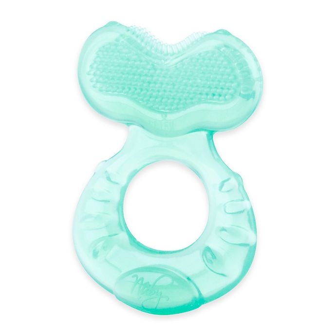 slide 1 of 2, Nuby Teethe-eez Teether - Green, 1 ct