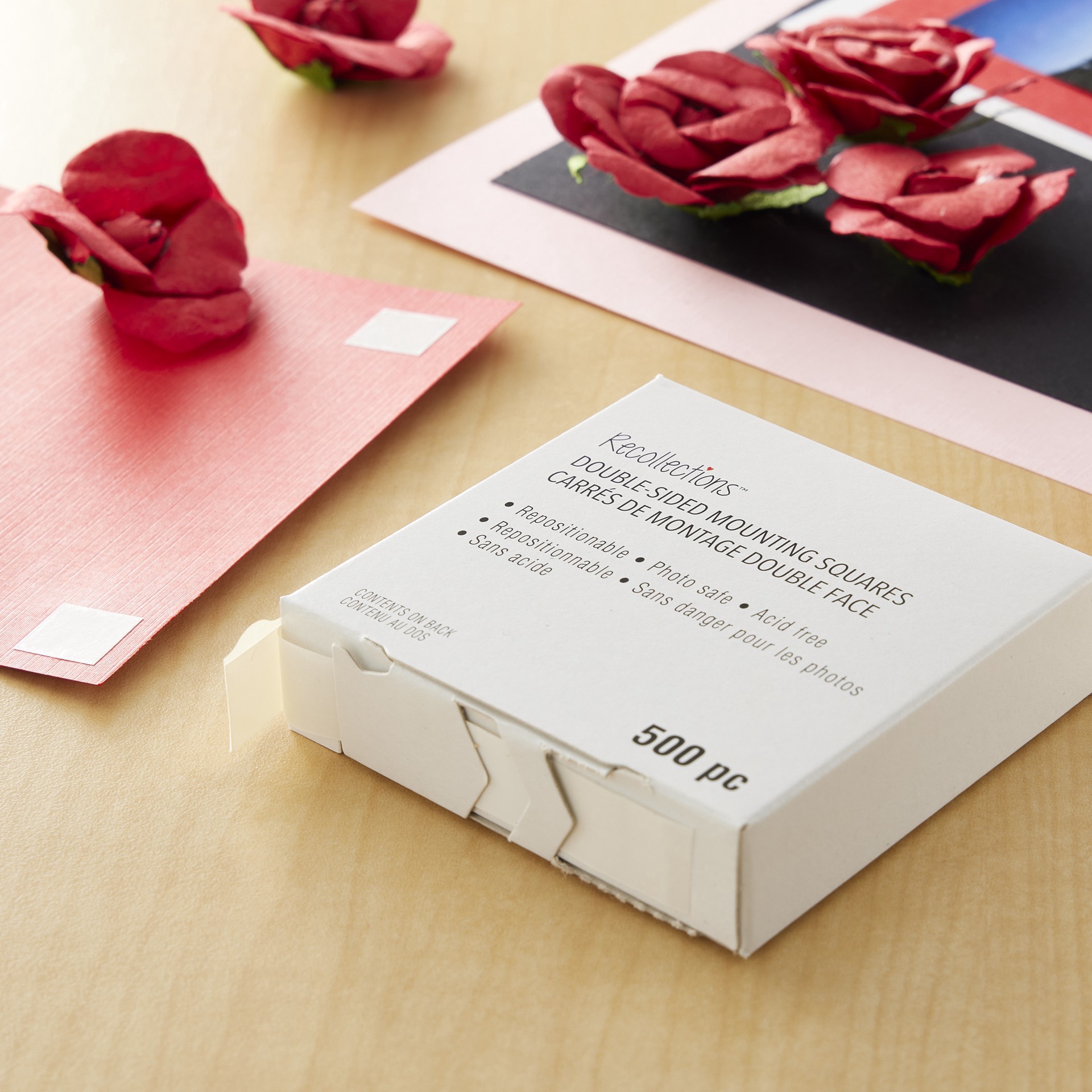 slide 2 of 2, Recollections Double-Sided Mounting Squares, Repositionable, 1 ct