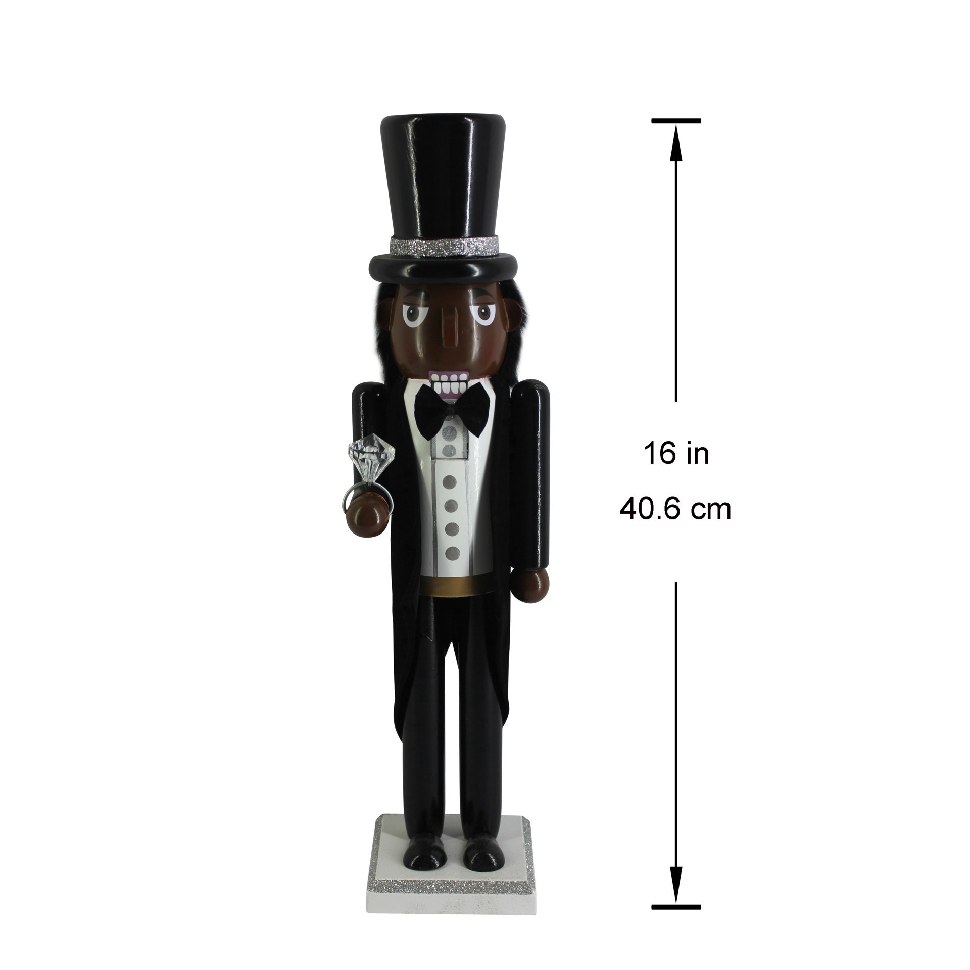 slide 4 of 5, 16" Wedding Nutcracker By Ashland, 16 in