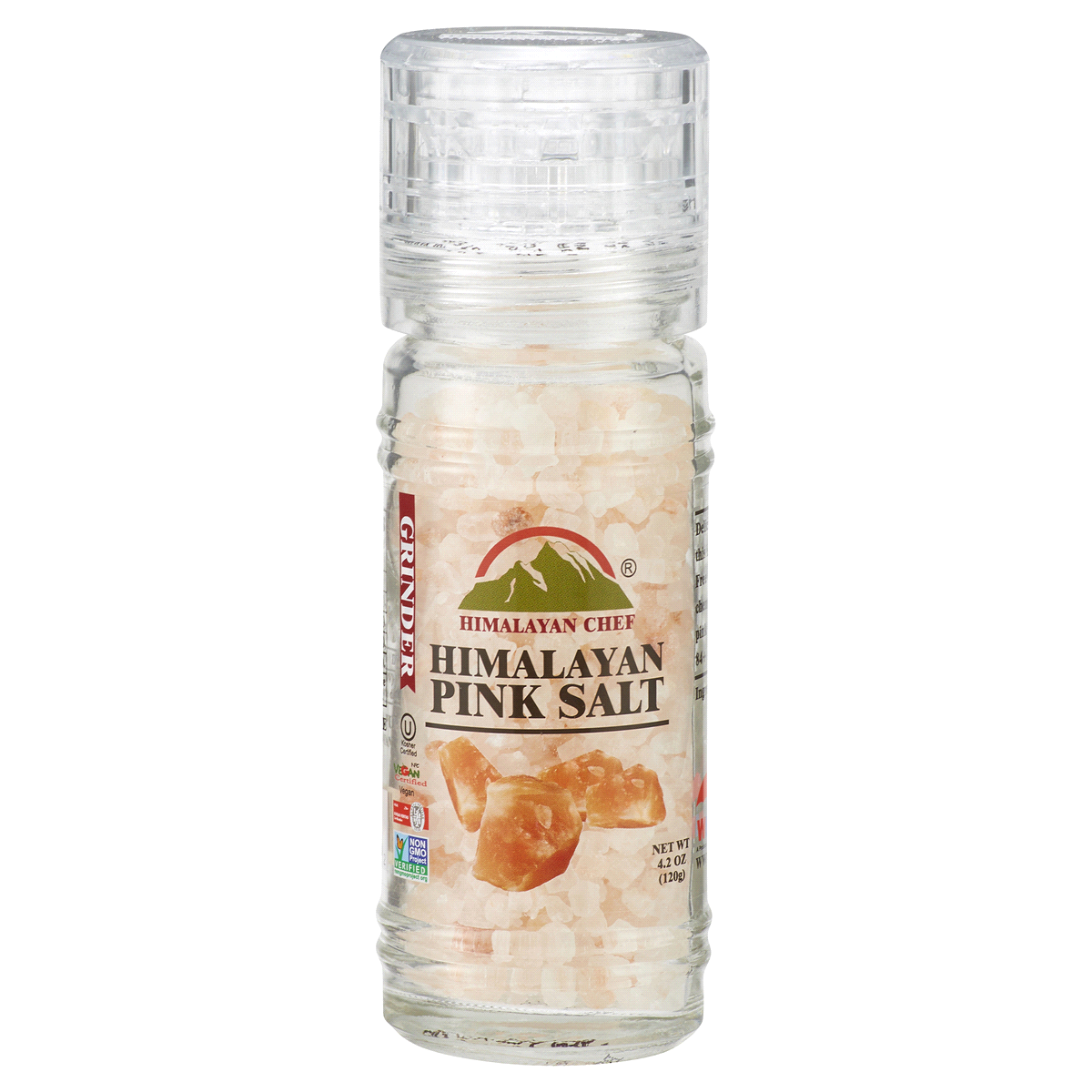 slide 1 of 5, Himalayan Chef Himalayan Pink Salt Grinder, 3.53 oz