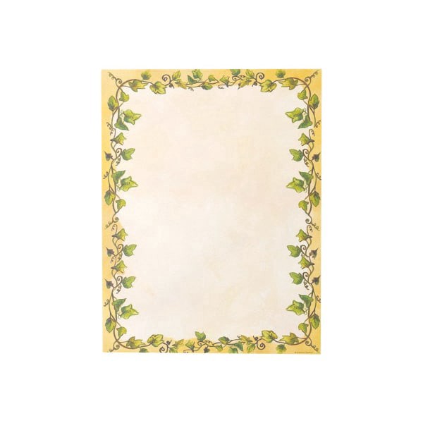 slide 2 of 2, Gartner Studios Design Paper, Ivy Border, 100 ct