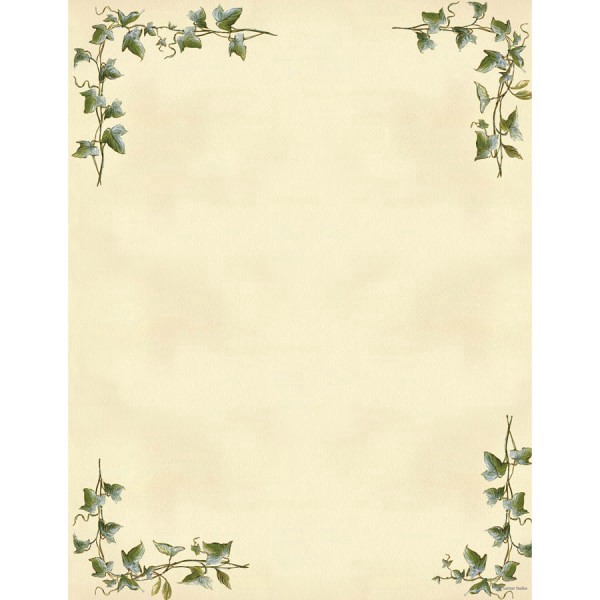 slide 1 of 2, Gartner Studios Design Paper, Ivy Border, 100 ct