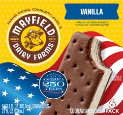 Mayfield Vanilla Ice Cream Sandwich
