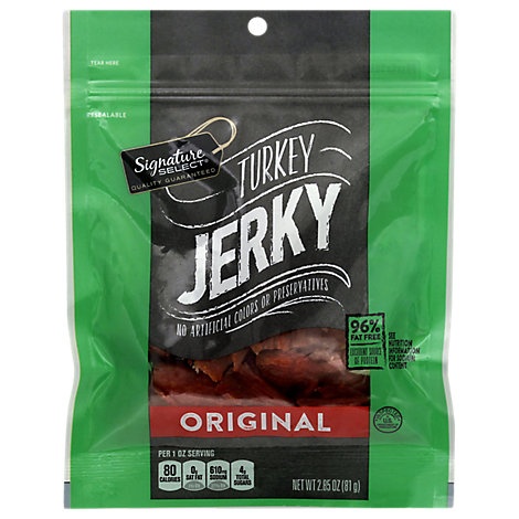 slide 1 of 1, Signature Select Jerky Turkey, 2.85 oz