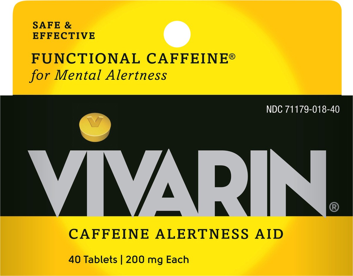 slide 4 of 7, Vivarin Caffeine Alertness Aid Tablets, 40 ct