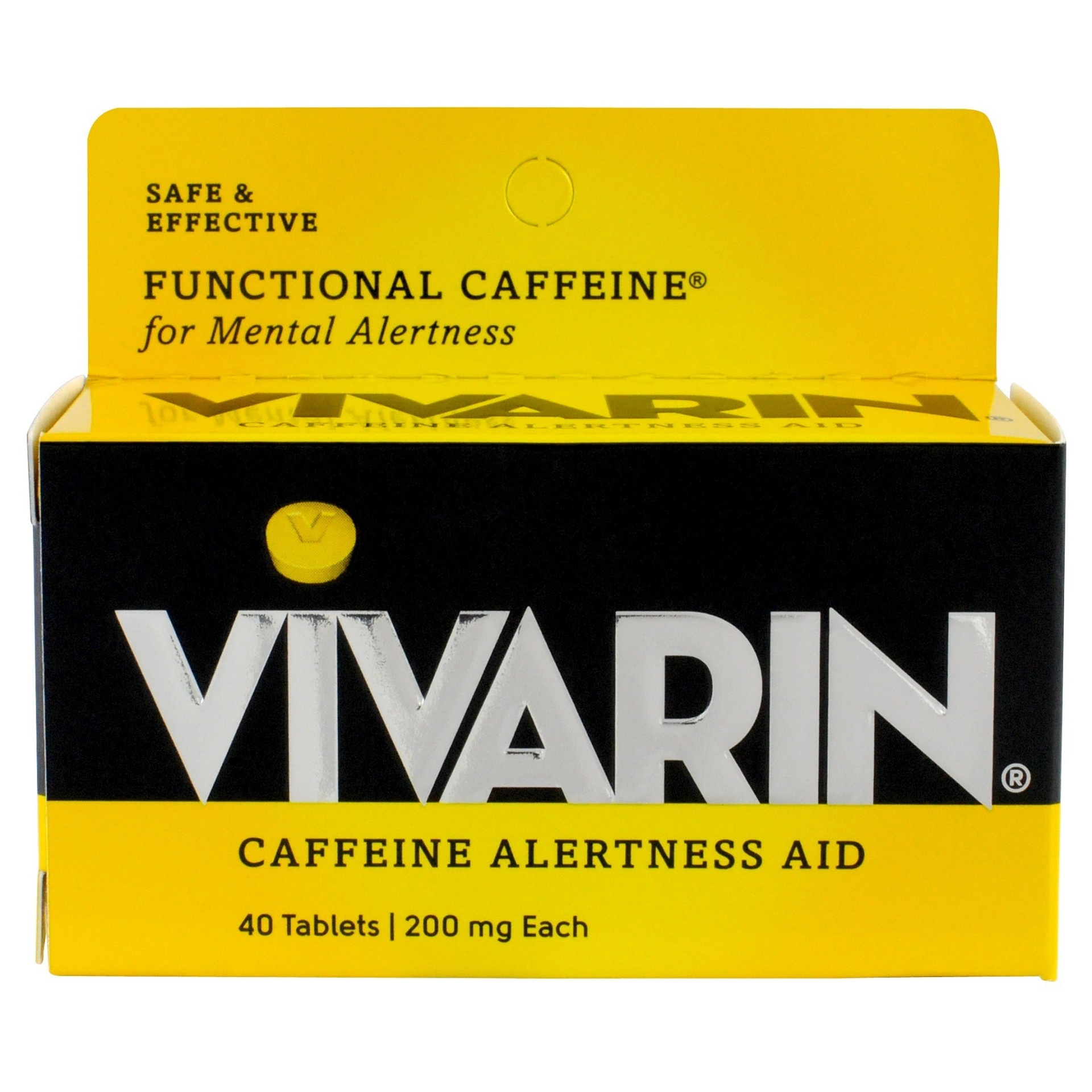 slide 1 of 3, Vivarin Caffeine Alertness Aid Tablets, 40 ct