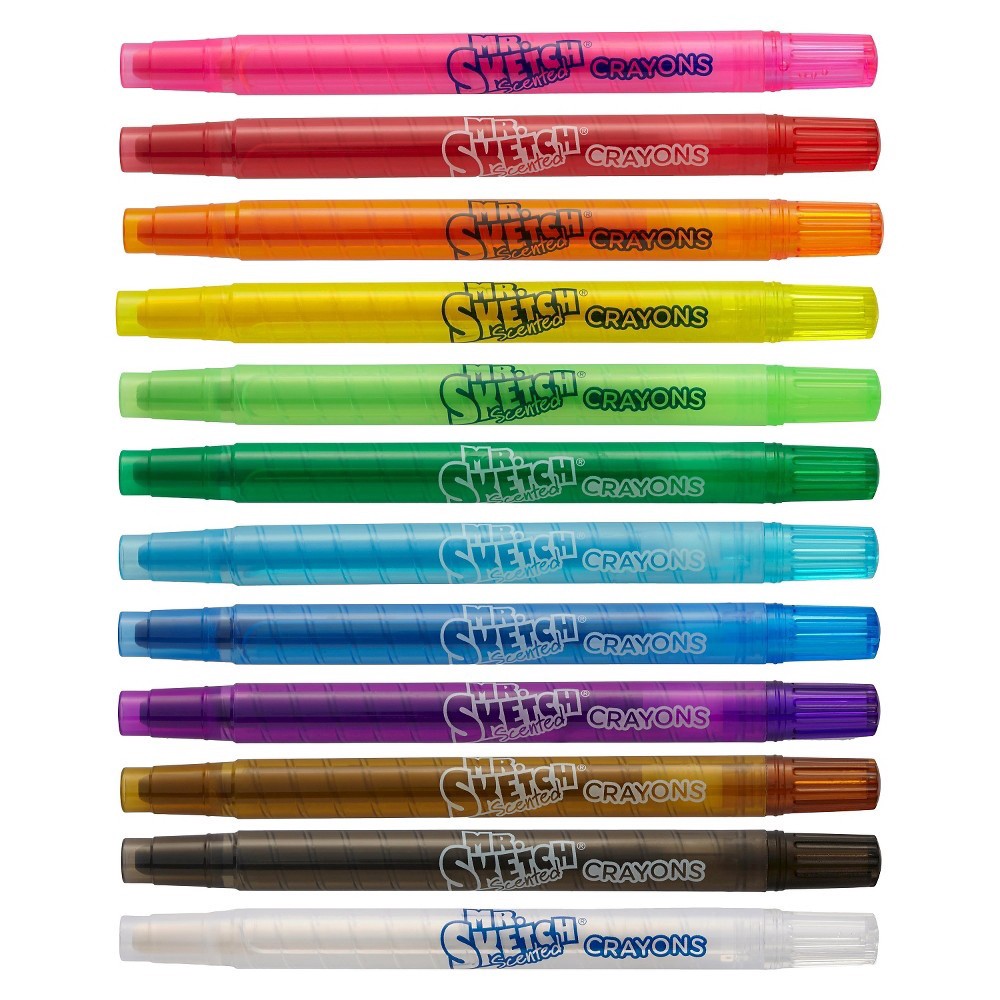 slide 5 of 10, Mr. Sketch Scented Twistable Crayons - Multicolor, 12 ct