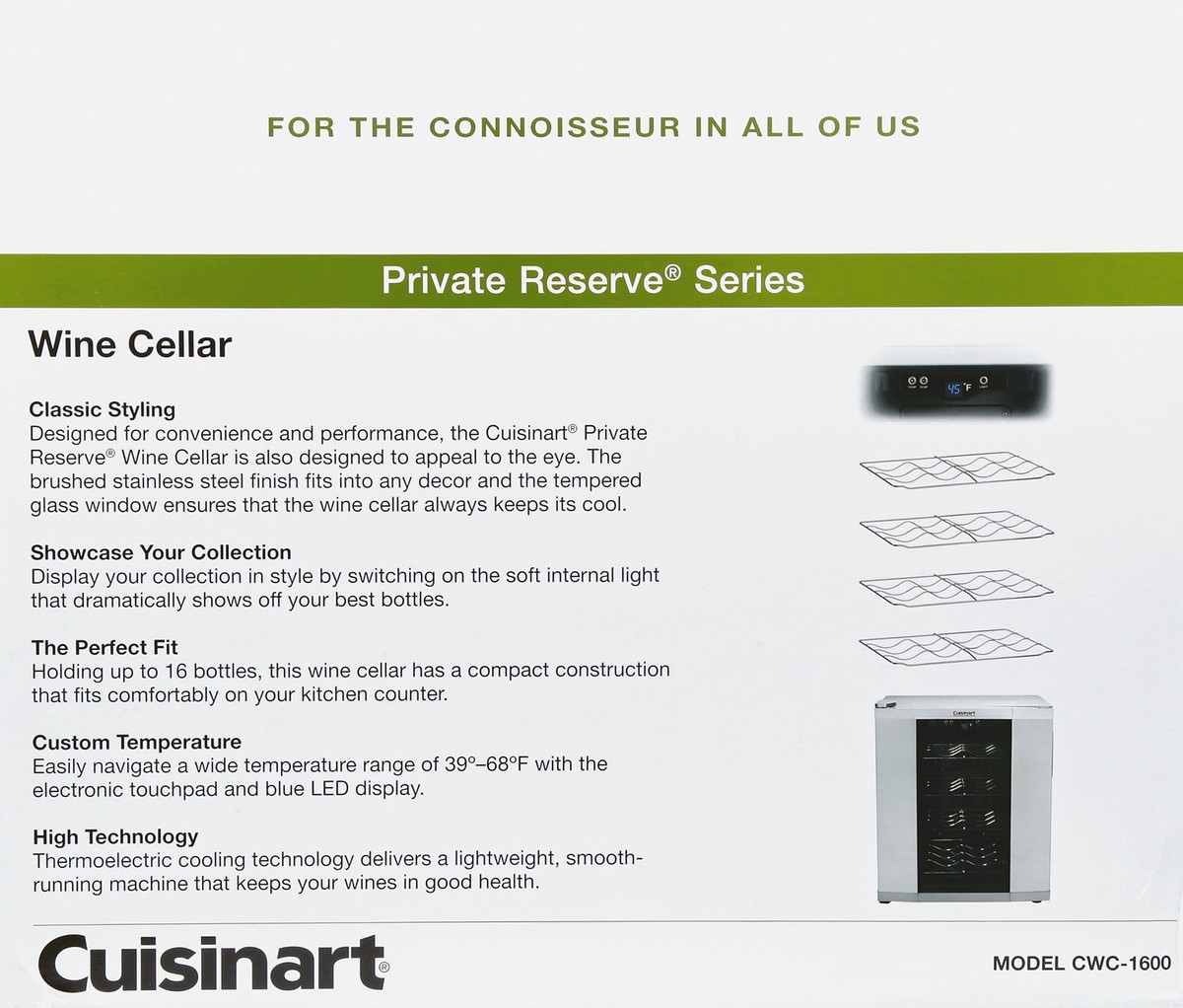 slide 2 of 5, Cuisinart Wine Cellar 1 ea, 1 ct