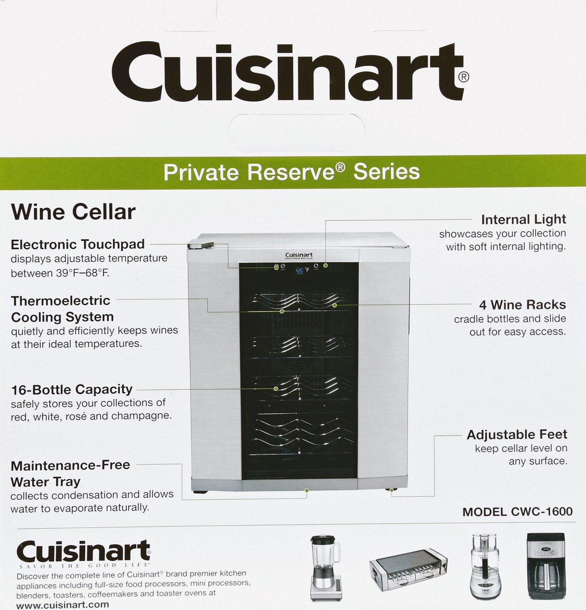 slide 3 of 5, Cuisinart Wine Cellar 1 ea, 1 ct