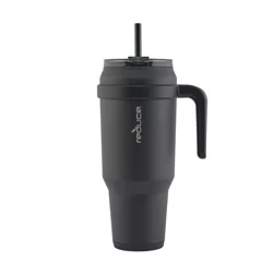 Reduce Cold1 Straw Tumbler with Handle - Phantom Black