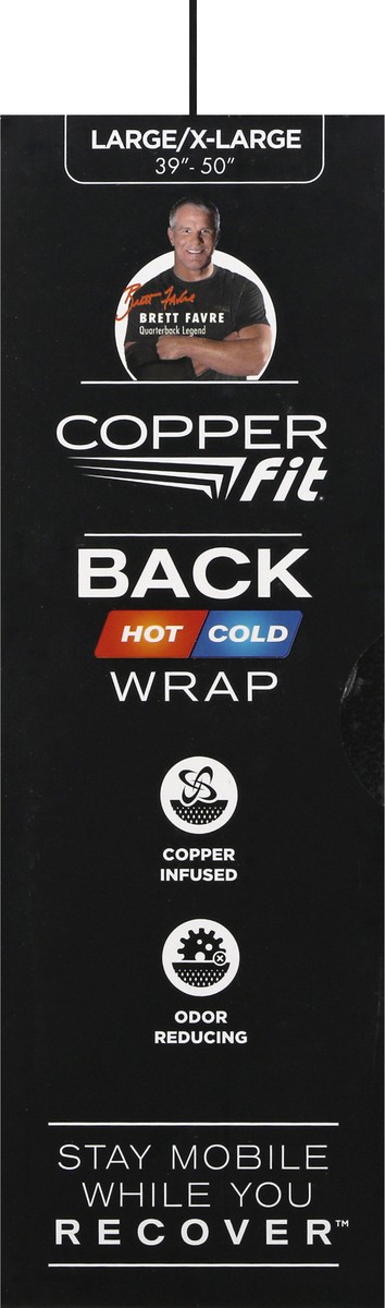 slide 5 of 10, Copper Fit Back Support Wrap & Hot/Cold Gel Pack 1 ea, 1 ct