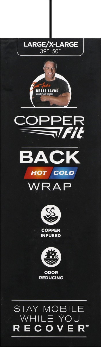 slide 10 of 10, Copper Fit Back Support Wrap & Hot/Cold Gel Pack 1 ea, 1 ct