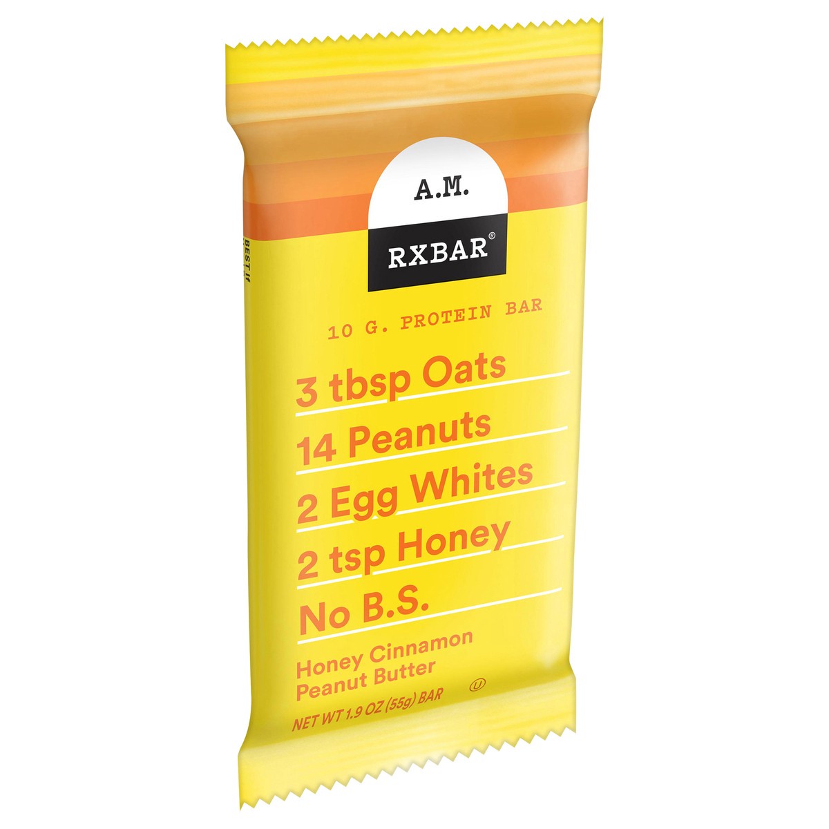 slide 4 of 8, RXBAR A.M. Honey Cinnamon Peanut Butter Protein Bars, 1.9 oz