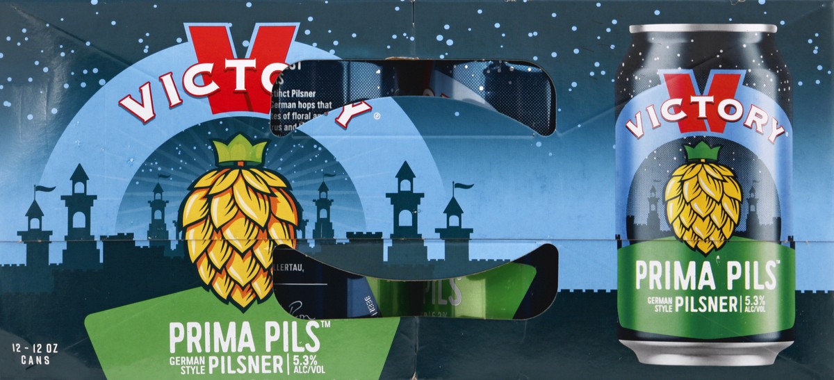 slide 4 of 8, Victory Brewing Company 12 Pack Pilsner Prima Pils Beer 12 ea, 12 ct; 12 oz
