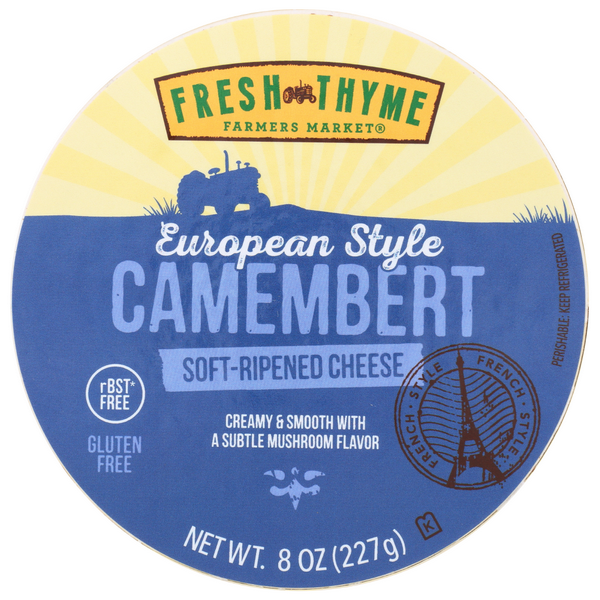 slide 1 of 1, Fresh Thyme European Style Camembert, 8 oz