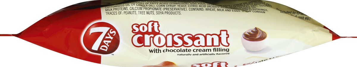 slide 2 of 5, 7DAYS Soft Croissant Chocolate, 2.65 oz