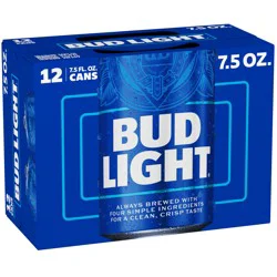 Bud Light 12 Pack 7.5oz Cans