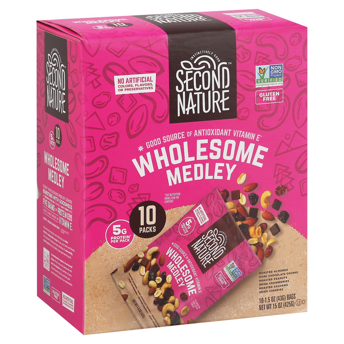 slide 4 of 14, Second Nature Wholesome Medley 10 - 1.5 oz Bags, 10 ct