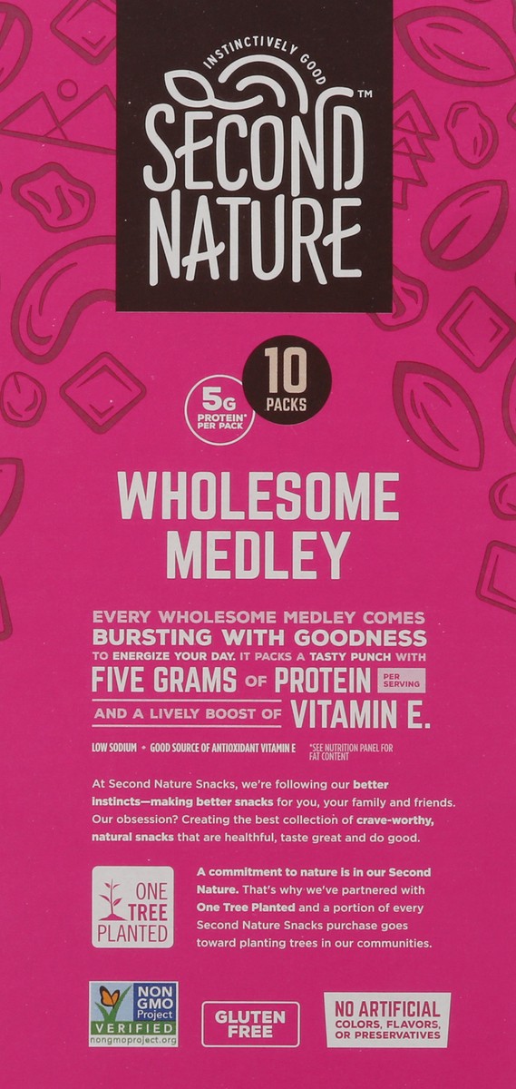 slide 9 of 14, Second Nature Wholesome Medley 10 - 1.5 oz Bags, 10 ct