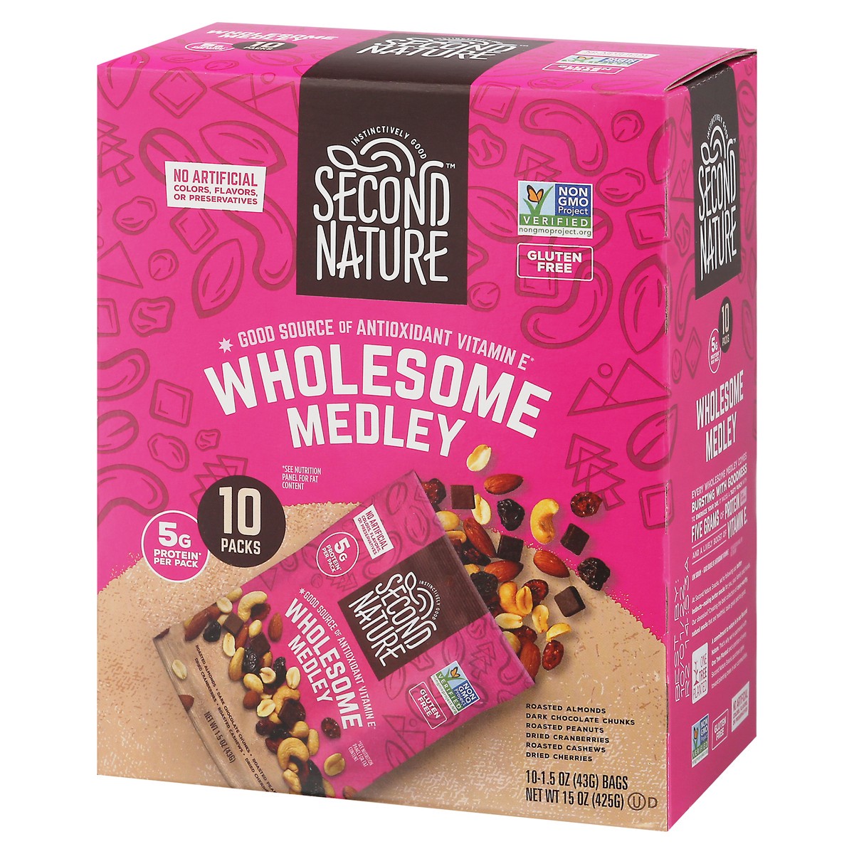 slide 11 of 14, Second Nature Wholesome Medley 10 - 1.5 oz Bags, 10 ct