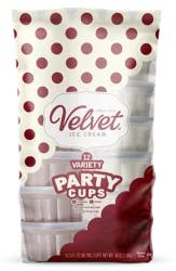 Velvet Party Cups Chocolate