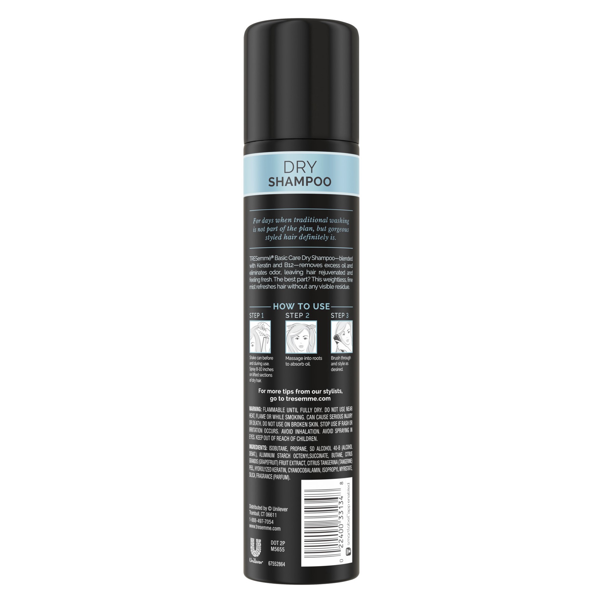 slide 2 of 4, TRESemmé Between Washes Dry Shampoo Basic Care, 4.3 oz, 4.3 oz