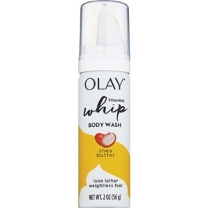 slide 1 of 1, Olay Travel Size Foaming Shea Butter Whip Body Wash, 2 Oz, 2 oz