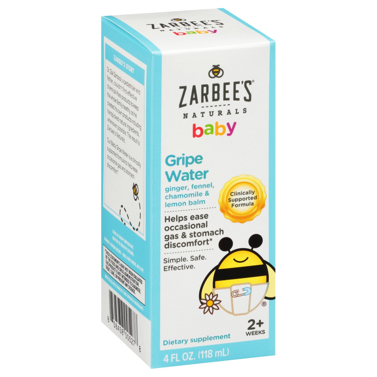 slide 6 of 11, Zarbee's Naturals Naturals Baby Gripe Water 4 oz Box, 4 fl oz