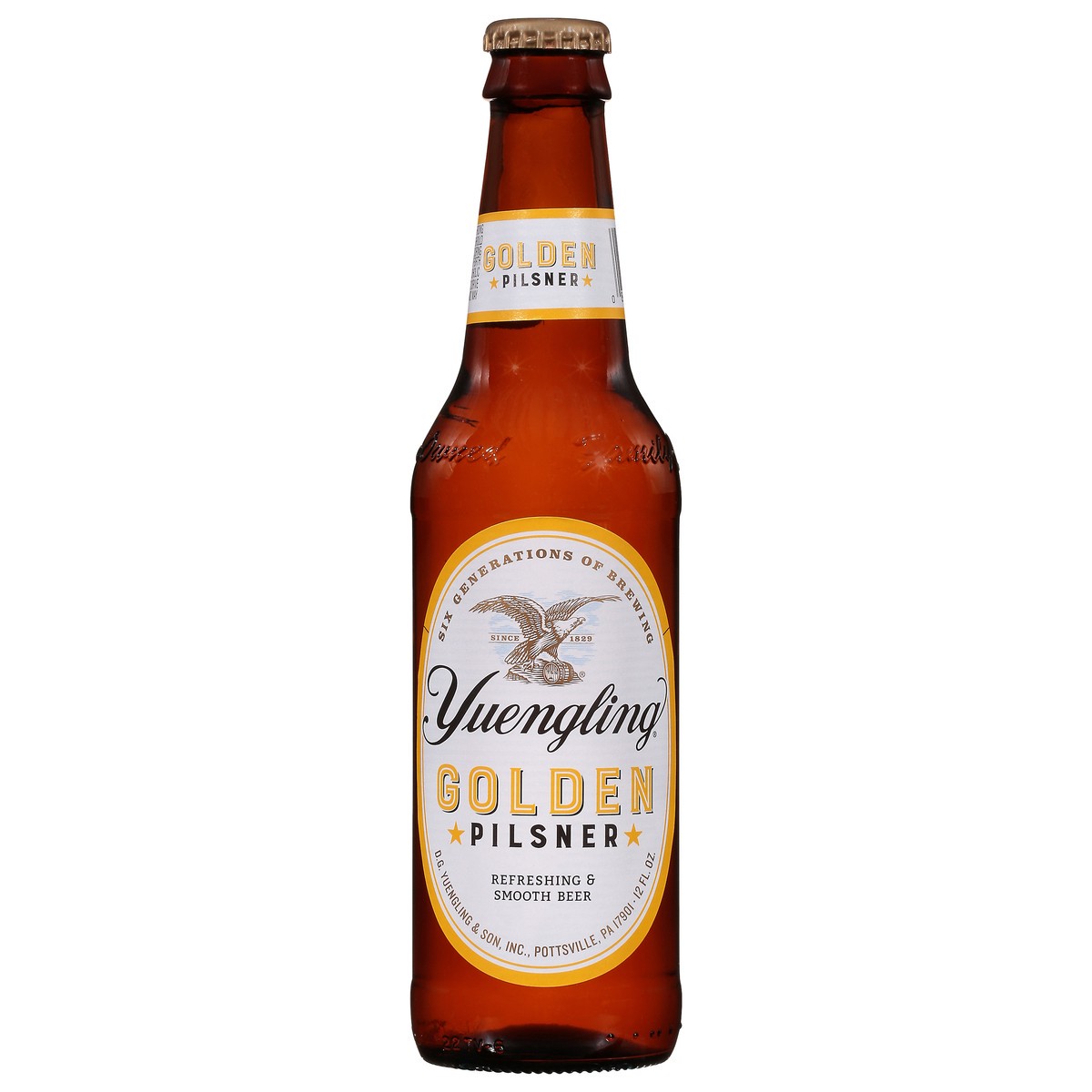 slide 3 of 12, Yuengling Golden Pilsner Beer 12 fl oz Bottle, 12 oz