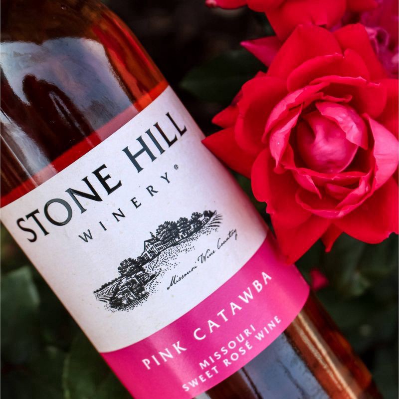 slide 4 of 4, Stone Hill Winery Stone Hill Pink Catawba Wine - 750ml Bottle, 750 ml