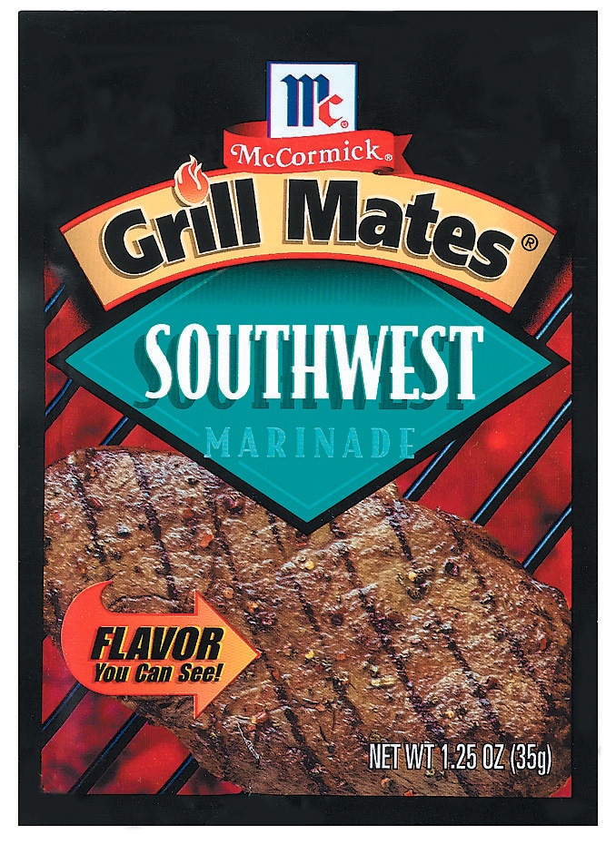 slide 1 of 1, McCormick Marinade, Southwest, 1.25 oz