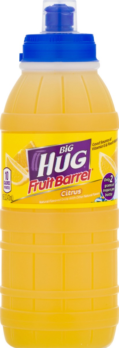 slide 13 of 13, Big Hug Fruit Barrels Citrus Fruit Drink - 16 oz, 16 oz