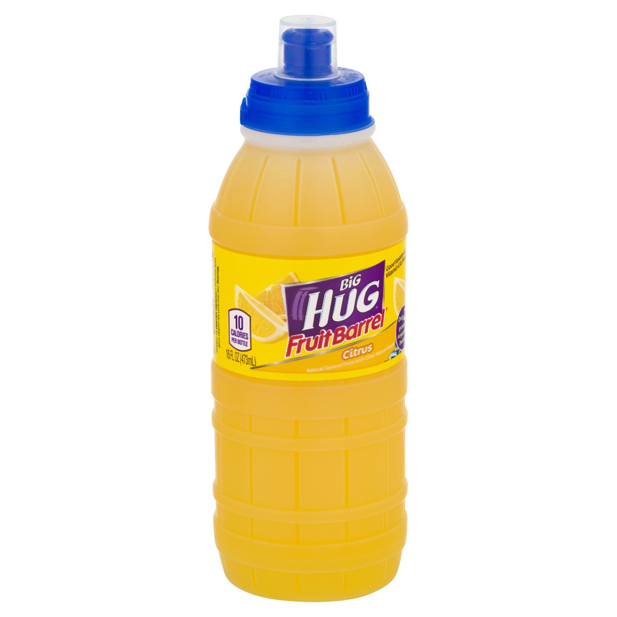 slide 9 of 13, Big Hug Fruit Barrels Citrus Fruit Drink - 16 oz, 16 oz