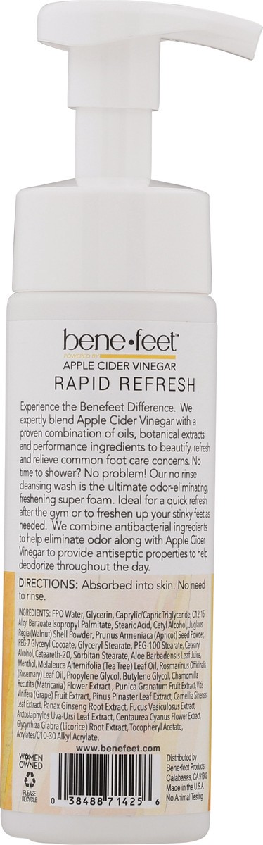 slide 8 of 12, Bene-feet Rapid Refresh No Rinse Cleansing Wash 4 fl oz Pump, 6.8 oz